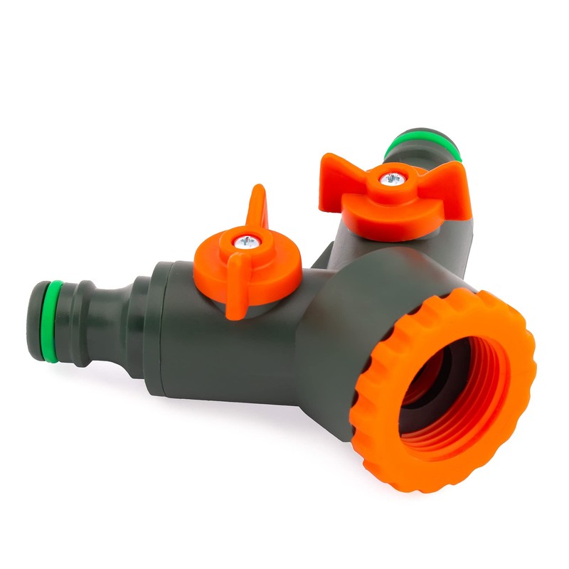 MIVOS 2-Way Splitter for Taps with 3/4 Inch and 1