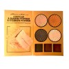 Paleta Maquillaje Libro 4 Capas Sombras Nude Rubor Contorno