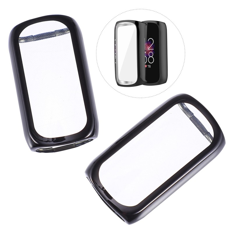 GRIRIW 2pcs Flexible Protective Watch Cover Compatible Anti-Falling TPU to