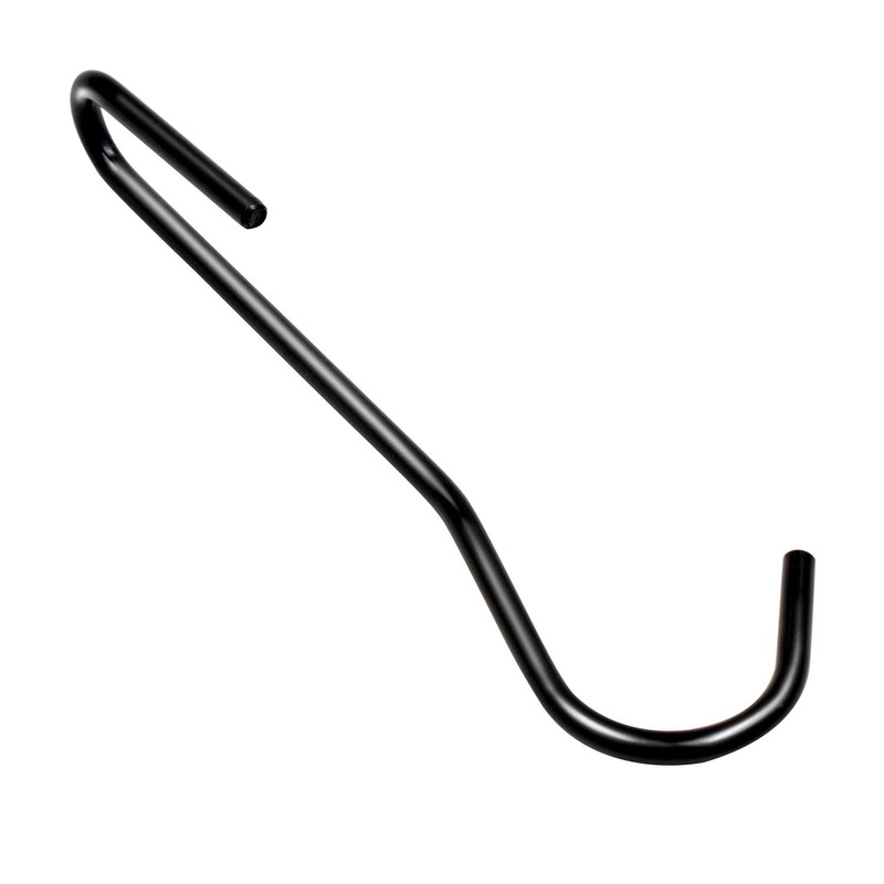 ESFUN 12 Pack Heavy Duty S Hooks, Black Pot Rack
