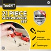 21 Piece Screwdriver Set | Magnetic Screwdrivers with Stand |