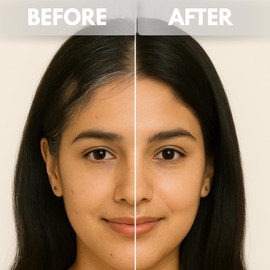 SLICKUP Hairline Shadow Powder for Root Touch Up | Instant Hair Colour Stick for Grey Hair Coverage | Temporary Hair Powder for Thinning Hair, Bald Spots & Hairline | Natural Finish