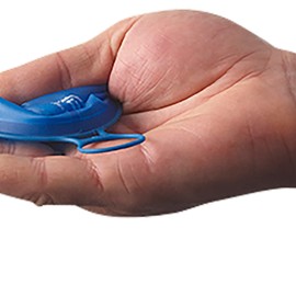 Salomon Soft Cup Speed 150ml/5oz Unisex Hydration accessory, Easy access, Stowable, PVC and Bisphenol-A free, Clear Blue