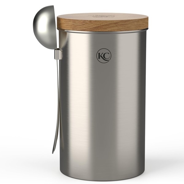 KC Kitchen & Co. Coffee Jar with Spoon for 250