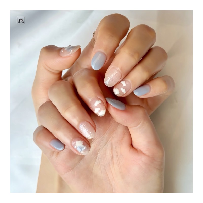 Dara Beauty 2024 March Art of the MonthSee-through Cloud Nail❣