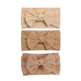 3 Pieces Of Children's Headbands, Headbands For Girls, Baby Headbands, Hair Bows For Babies, Baby Bow Headbands, Baby Headbands With Elastic Bows