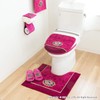 OKA Toilet Seat Cover, Pink, For Washing Heating Only, Chenille