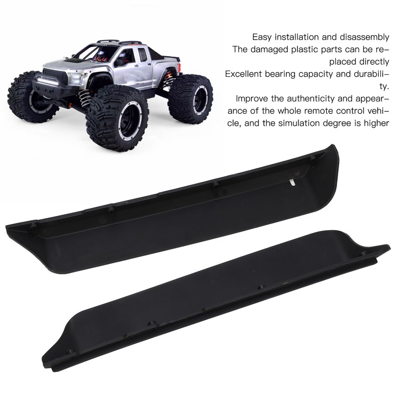 2Pcs RC Side Plates Plastic Lightweight Delicate 1/7 RC Car