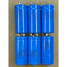 Sprague Powerlytic 2000uF 200VDC 36DX9463 Can Capacitor Screw Terminals Tested!