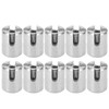 10Pcs Cross Cable Clamp Stainless Steel Wire Railing Clamp Fastener