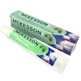 McKesson FLUORIDE Toothpaste Mint Flavor - 1.5 oz/ 43g *Check Description