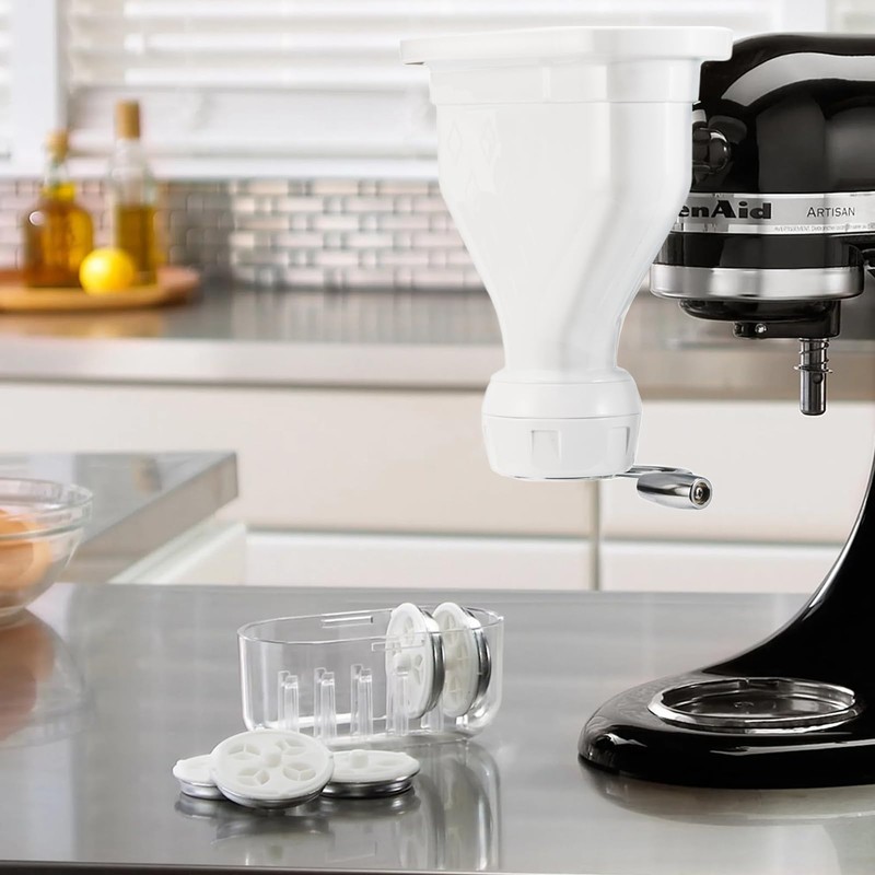 6-Piece Pasta Attachment for Kitchenaid Stand Mixer, Home made Pasta