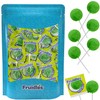 50 Green Apple Lollipops Candy Suckers for Kids, Perfect for