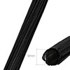 Minadax® Self-Closing Professional Cable Duct in Black for Flexible Cable