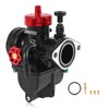 RALZAOTO PE22mm Carburetor for 110cc to 130cc Flange Motorcycle Engine