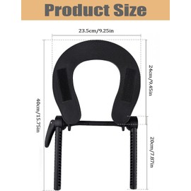 Kalolary Massage Face Cradle for Bed, Adjustable Bed Massage Head Holder, Massage Head Rest at Home, Face Cradle Replacement for Beauty Spa Therapy Tattoo