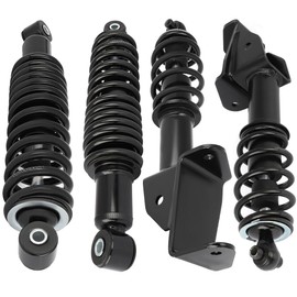 ECCPP 4PCS Heavy Duty Golf Cart Front Rear Shocks Absorber Set for Yamaha Drive G29 Passenger Side and Driver Side OEM JW2-F3390-00-00, JW2-F3350-00, JW1-F2210-00-00