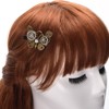 BLESSUME Gothic Woman Steampunk Gang Wing Watch Butterfly Hat Lace