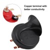 Qiilu Pair of Dual-tone Loud Car Snail Air Horn 12V
