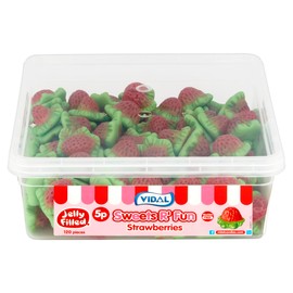 Jelly Filled Strawberries (VIDAL) 120 Count