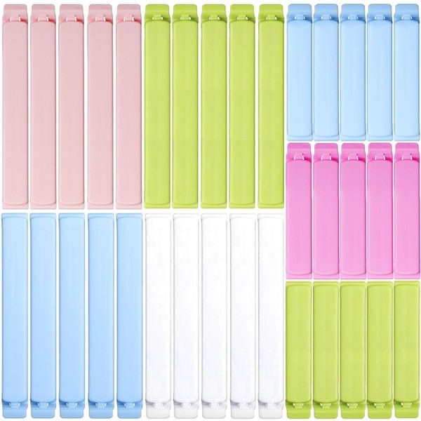 35 PCS Clips de Plástico para Bolsas de Comida, SHUUDAUKO