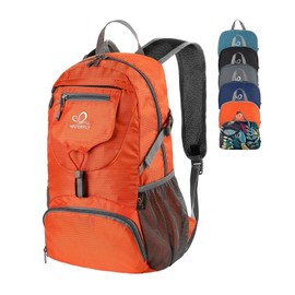 WATERFLY Ultralight Foldable Small Backpack: 20L Lightweight Packable Hiking Backpack Daypack Trekking Backpack Outdoor Sporty Backpack Travel Daypack for Men Women