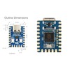 waveshare 2 Pack RP2040-Zero Mini Board High-Performance Pico-Like MCU Board