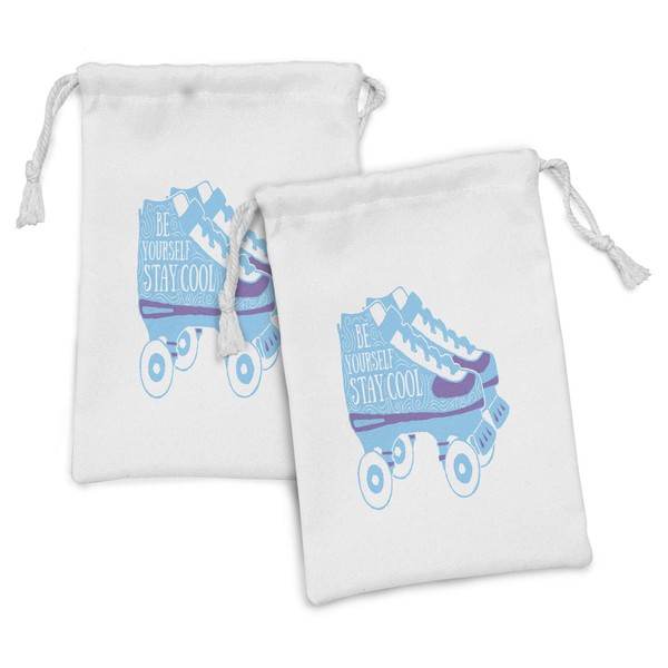 Ambesonne Stay Cool Fabric Pouch Set of 2, Be Yourself
