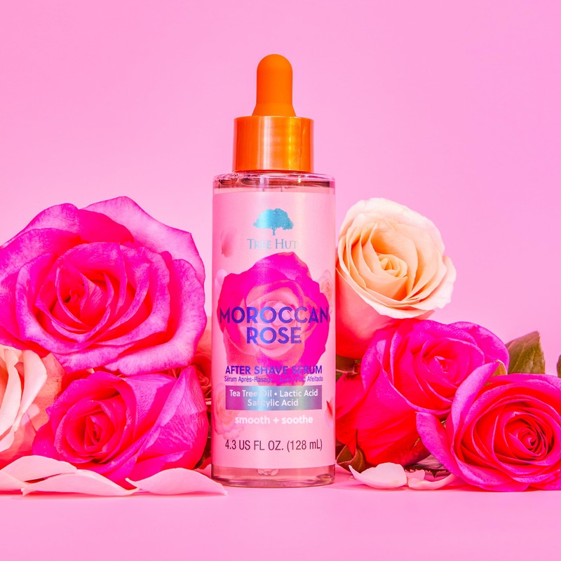 Tree Hut Moroccan Rose After Shave Serum | Helps Keep