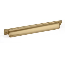 khtumeware 10 Pack 7"(178mm) Champagne Bronze Drawer Pulls Cabinet Bin Cup Pulls Kitchen Hardware Satin Brass Cabinet Handles Drawer Handles Knobs