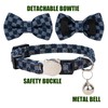 Gyapet Cat Collar Breakaway Bowtie Safety with Bell Adjustbale Kitten