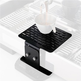 watchget Coffee Weighing Rack Espresso Machine Electronic Scale Weighing Stand Stainless Steel Coffee Scale Rack Stem Waterproof Scale Rod Protection Rack Black