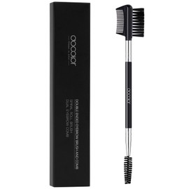 docolor 3 Head Eyebrow Eyelash Shaper Eyelash Comb Double Head Brush Makeup Grooming Tool cosmetic with 3 Different Spoolie Brushes for Separating Lashes, Grooming and Shaping Brow