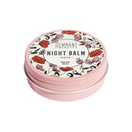 Rose Night balm with Tallow for face, Natural Organic anti-aging night cream handmade for sensitive skin