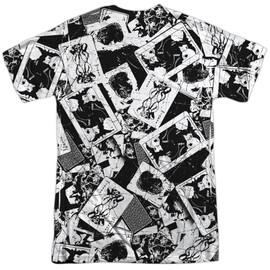 Dark Knight Joke Doe Front Back Print 100% Polyester Adult Costume T Shirt for Men & Women, 4X-Large Multicolor