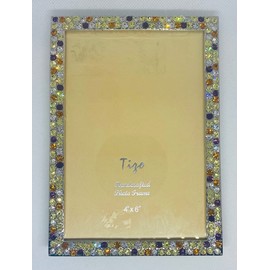 Tizo 4" X 6" Vintage Jeweled Frame, Made in Italy …