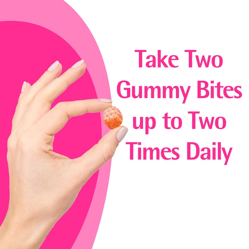 Caltrate Gummy Bites 500 mg Calcium and Vitamin D Supplement,