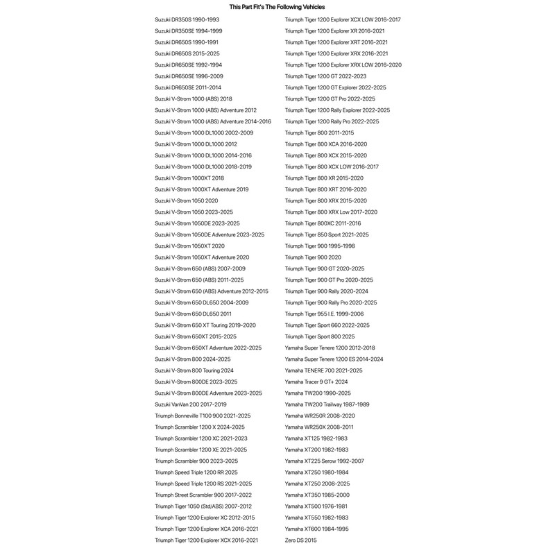 TUSK Olympus Tank Bag Small Black/Grey For HONDA XR150L 2023-2024