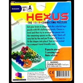 Brainwright HEXUS THE COLOR - CONNECTING PUZZLER 44 CHALLENGING PUZZLES
