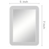ARTLYMERS Magnetic Locker Mirror, 5x7 Real Glass Small Mirrors for