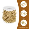 sourcing map 16.4Feet Aluminum Link Chain, Link Cable Chain Oval