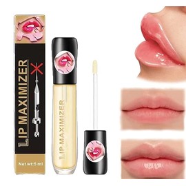 Suero para el Cuidado de Los Labios, Aceite y Brillo Labial Voluminizador | Rellenador de Labios Natural, Mejora la elasticidad de los labios, Profund