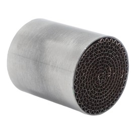 Catalizador de Tubo de Escape, Catalizador de Tubo de Escape de Motocicleta Catalizador de Silenciador de Escape Medio Delantero de Hierro Universal para Motocicleta