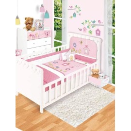 BabyBaby Set De Edredón Para Cama Cuna Corral Mod Pajaritos