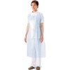 Saraya 51063 Plastic Aprons Sleeveless 50 Count Blue