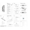 GOZWELL Precise Contour Scribe Tool with Lock for Pencil -