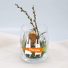 Herz & Heim® Drinking Glass with Rabbits and Print of