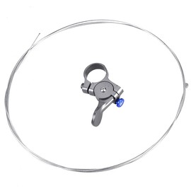 Alomejor Bicycle Remote Locking Lever Bicycle Spring Fork Remote Locking for Front Fork Bicycle Part Accessories