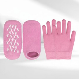 Functional callus gel socks and gel gloves for callus management set socks 2ea