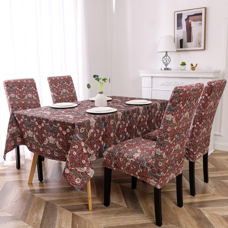 Obal William Morris Tablecloth Original Design Tablecloth Water Resistant Rectangular